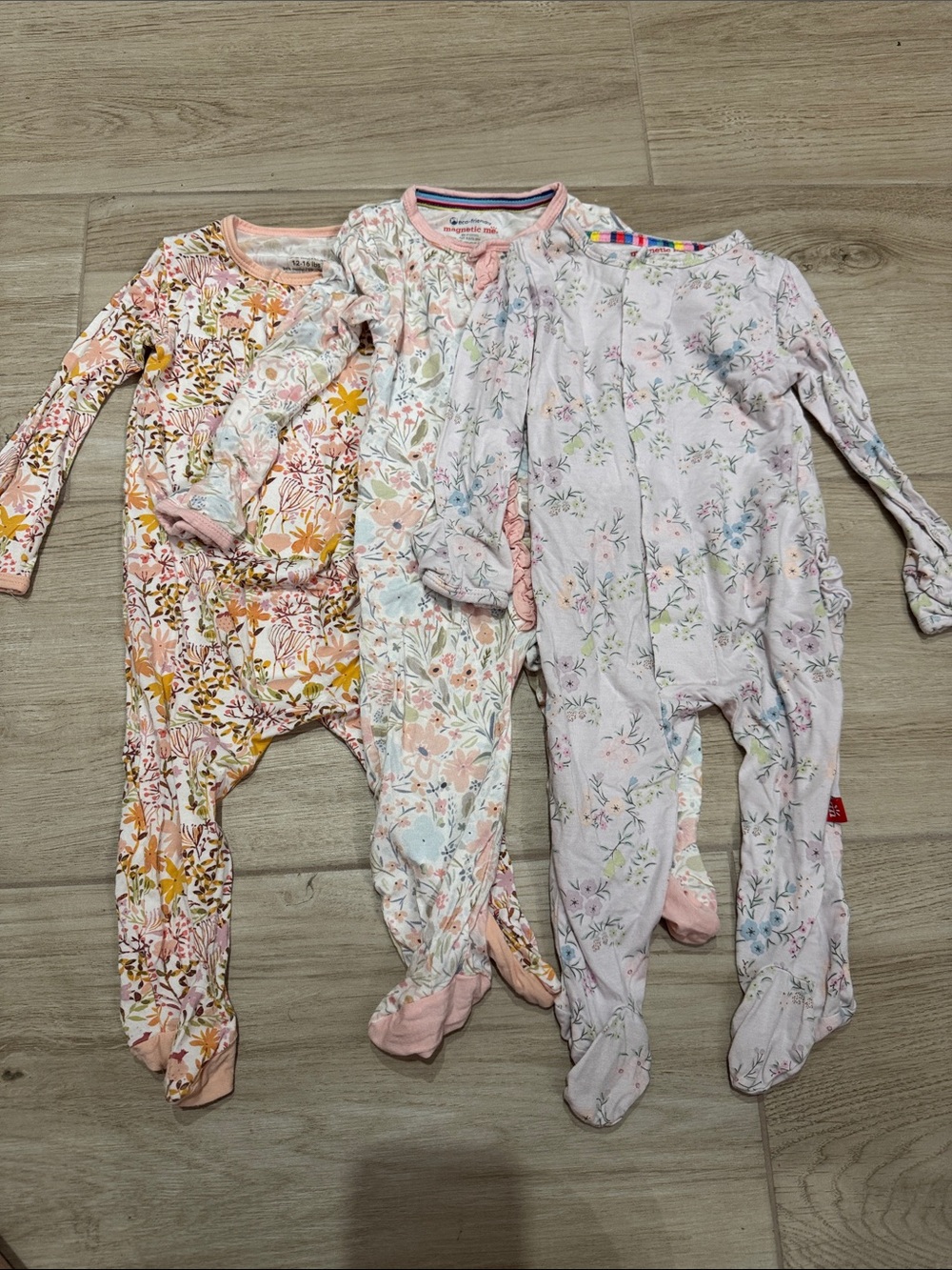 Bundle of Magnetic Me Modal Footies 3-6 months